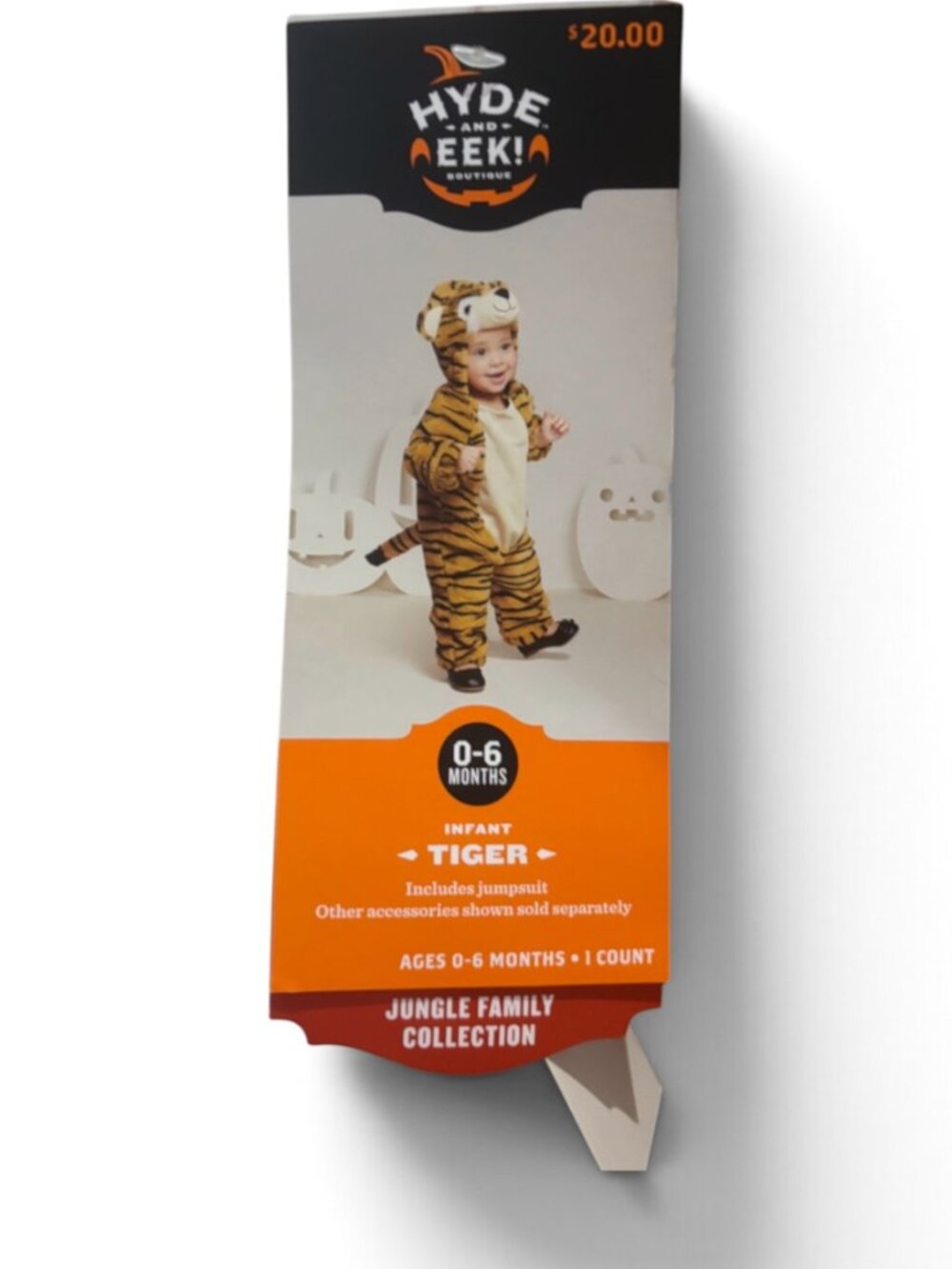 NWT Hyde and Eek Boutique Infant Tiger Halloween Costume Jumpsuit Jungle Animal